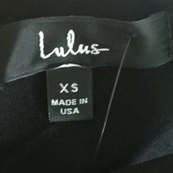 LULU'S Iconic Moment Black Bodycon Midi Sleeveless Party Dress XS - Picture 4 of 5